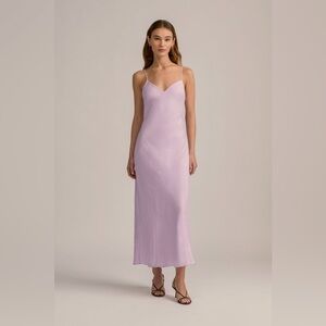 NWOT Favorite Daughter The Josette Linen Slip Dress Wisteria